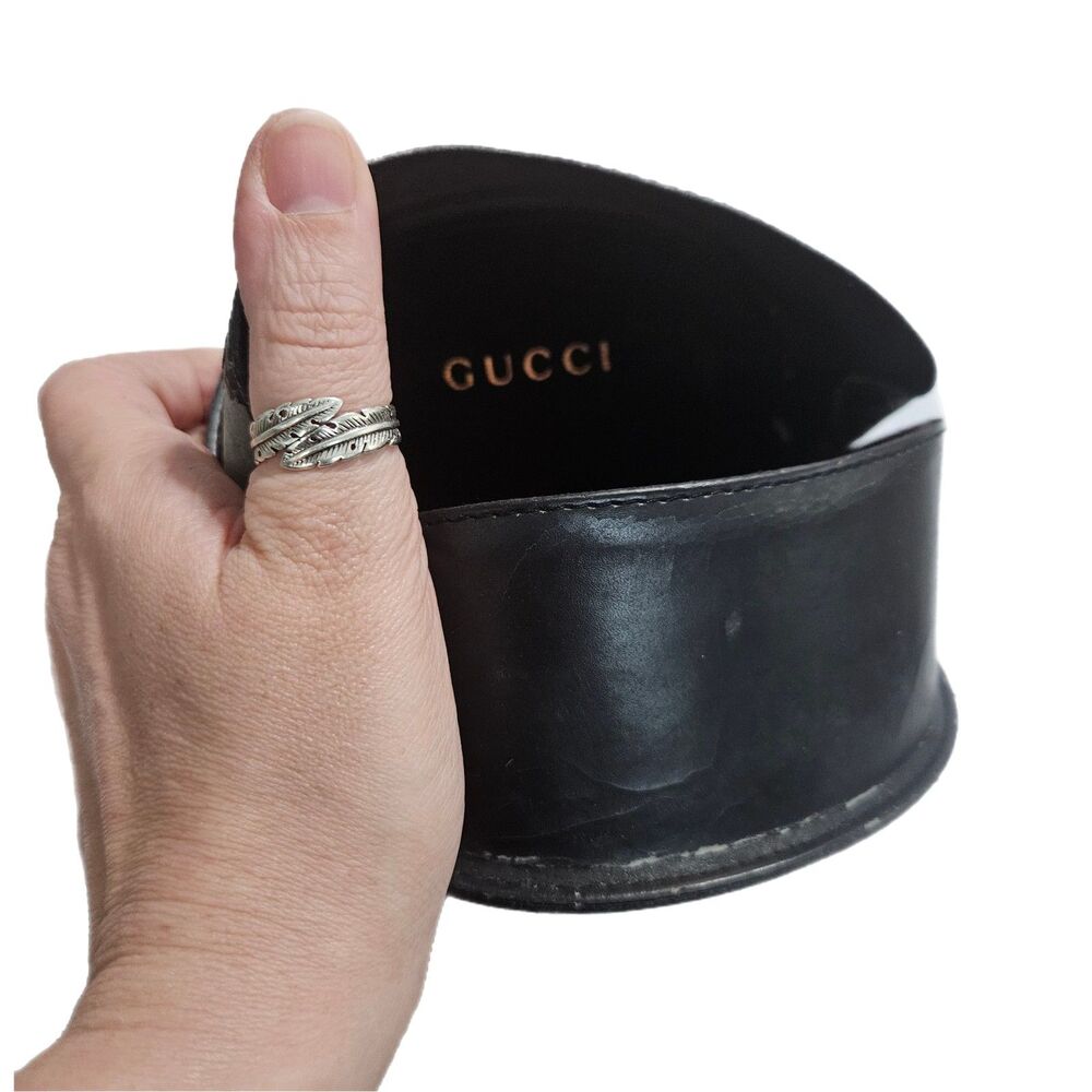 Gucci Oversized Tortoiseshell Sunglasses Brown Gradient Logo + Case GG 2948/S - Picture 9 of 10